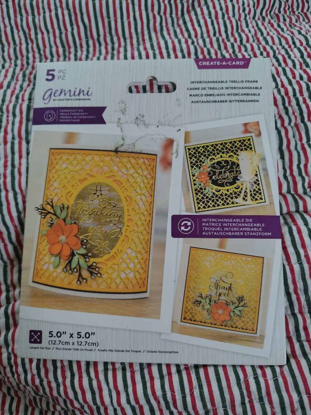 Gemini - Interchangeable Trellis Papercraft Die (NEW)